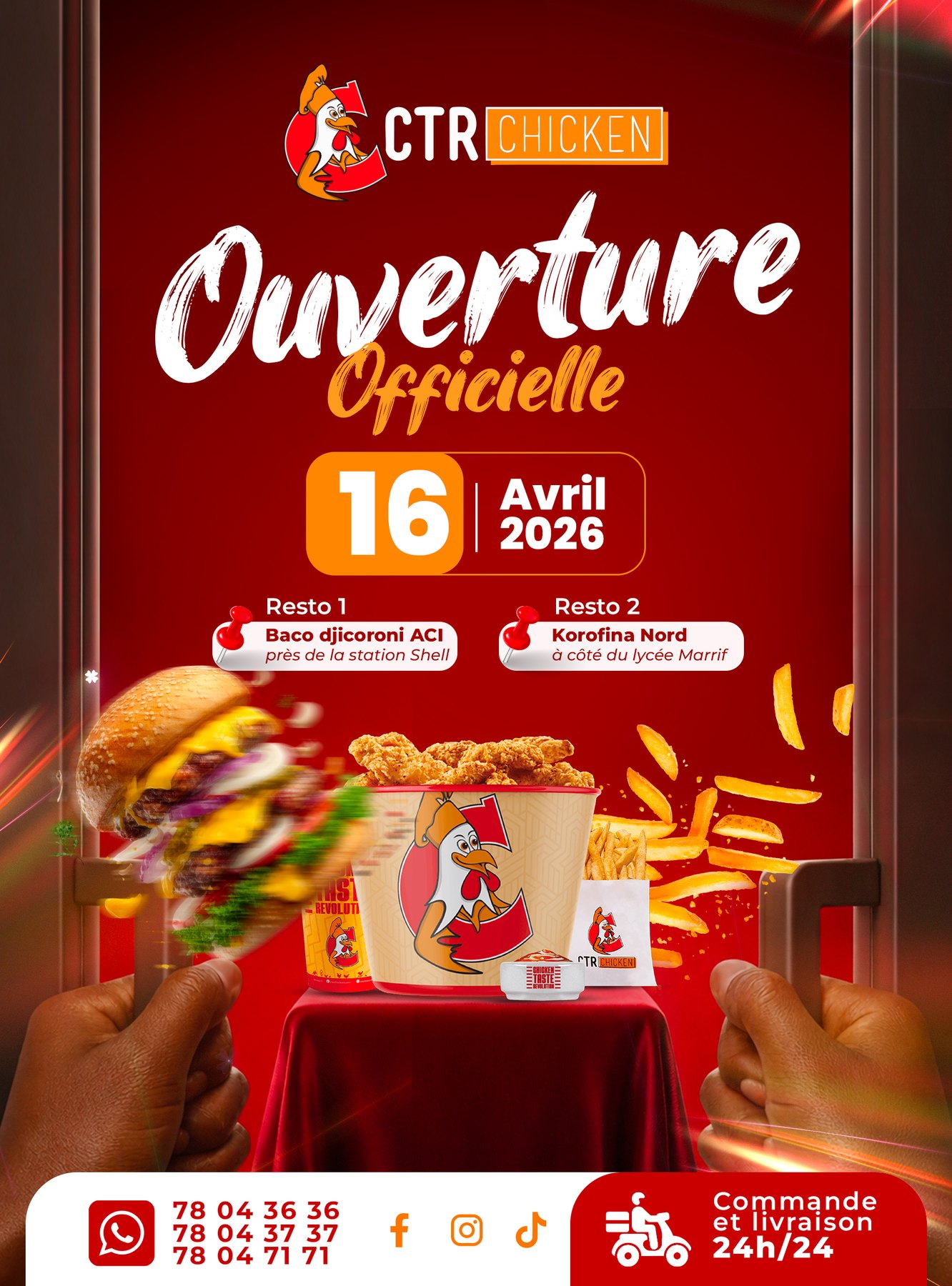 CTR Chicken — Campagne / Ouverture